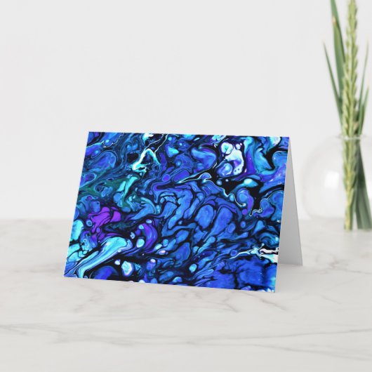 抽象芸術カラー勉強71、カード カード (正面)