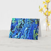 抽象芸術カラー勉強72、カード カード (黄色い花)