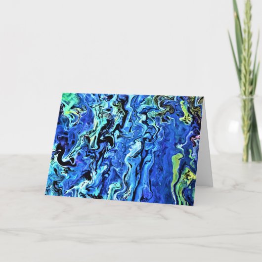 抽象芸術カラー勉強72、カード カード (正面)