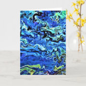 抽象芸術カラー勉強72、カード カード (黄色い花)