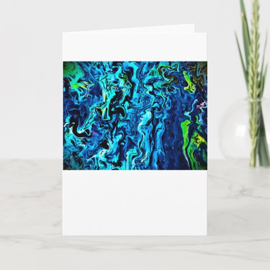 抽象芸術カラー勉強72、カード カード (正面)