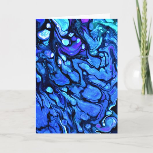 抽象芸術カラー勉強73、カード カード (正面)