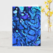 抽象芸術カラー勉強73、カード カード (黄色い花)