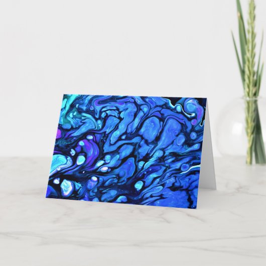 抽象芸術カラー勉強73、カード カード (正面)