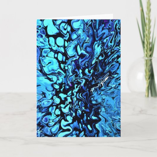 抽象芸術カラー勉強74、カード カード (正面)