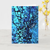 抽象芸術カラー勉強74、カード カード (黄色い花)