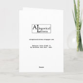 抽象芸術カラー勉強74、カード カード (裏面)