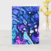 抽象芸術カラー勉強75、カード カード (黄色い花)