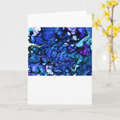 抽象芸術カラー勉強77、カード カード (黄色い花)