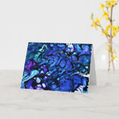 抽象芸術カラー勉強77、カード カード (黄色い花)