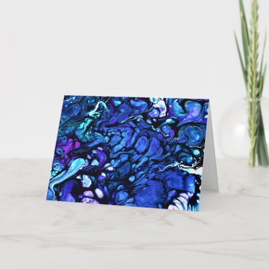 抽象芸術カラー勉強77、カード カード (正面)