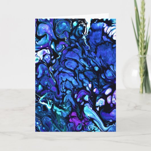 抽象芸術カラー勉強77、カード カード (正面)