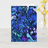 抽象芸術カラー勉強77、カード カード (黄色い花)