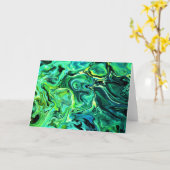 抽象芸術カラー勉強78、カード カード (黄色い花)