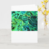 抽象芸術カラー勉強78、カード カード (黄色い花)