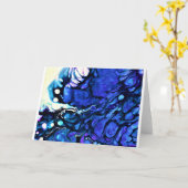 抽象芸術カラー勉強79、カード カード (黄色い花)