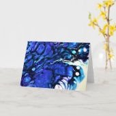 抽象芸術カラー勉強79、カード カード (黄色い花)