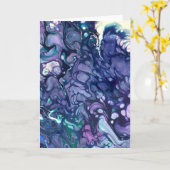 抽象芸術カラー勉強81、カード カード (黄色い花)