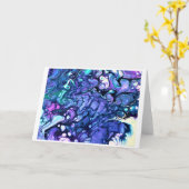 抽象芸術カラー勉強81、カード カード (黄色い花)