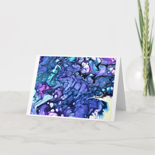 抽象芸術カラー勉強81、カード カード (正面)