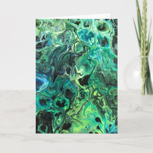 抽象芸術カラー勉強82、カード カード (正面)