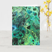 抽象芸術カラー勉強82、カード カード (黄色い花)