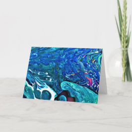 抽象芸術カラー勉強83、カード カード