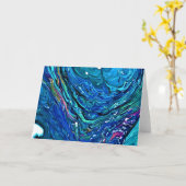 抽象芸術カラー勉強84、カード カード (黄色い花)