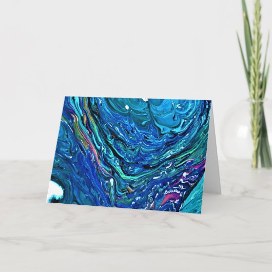 抽象芸術カラー勉強84、カード カード (正面)