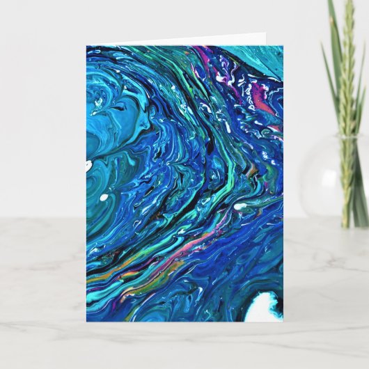 抽象芸術カラー勉強84、カード カード (正面)