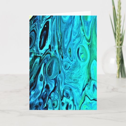 抽象芸術カラー勉強85、カード カード (正面)