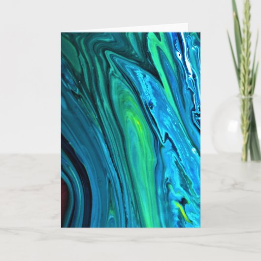 抽象芸術カラー勉強86、カード カード (正面)