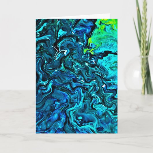 抽象芸術カラー勉強87、カード カード (正面)