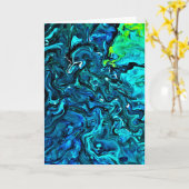 抽象芸術カラー勉強87、カード カード (黄色い花)