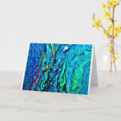 抽象芸術カラー勉強88、カード カード (黄色い花)