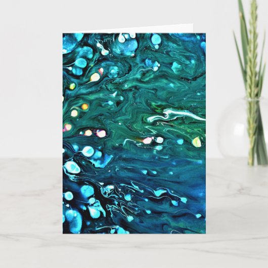 抽象芸術カラー勉強91、カード カード (正面)