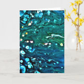 抽象芸術カラー勉強91、カード カード (黄色い花)