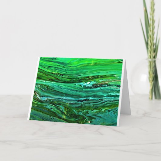 抽象芸術カラー勉強95、カード カード (正面)