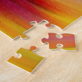 抽象芸術カラー渦巻きフレーム写真の追加 ジグソーパズル (側面)