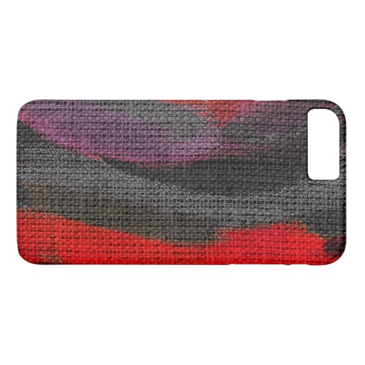 抽象芸術カラー絵を描ブラシ素朴ラップ Case-Mate iPhoneケース (裏面(横))