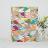 抽象芸術カラー金ゴールドスクラップブック紙 (スタンド正面)