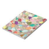 抽象芸術カラー金ゴールドスクラップブック紙 ノートパッド (回転)