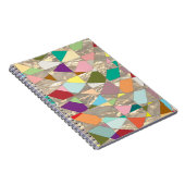 抽象芸術カラー金ゴールド ノートブック (右側)