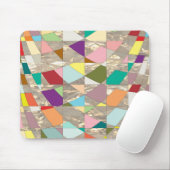 抽象芸術カラー金ゴールド マウスパッド (マウス)