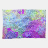 抽象芸術カラー2 キッチンタオル (横)