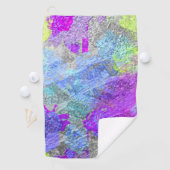 抽象芸術カラー2 ゴルフタオル (インサイチュ)