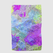 抽象芸術カラー2 ゴルフタオル (正面)