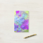 抽象芸術カラー2 ポストイット (デスク上)