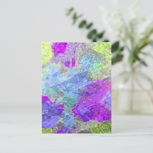 抽象芸術カラー2 ポストカード (スタンド正面)