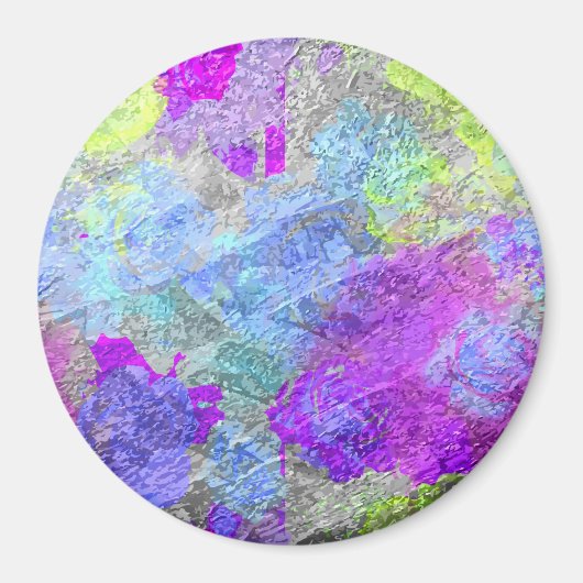 抽象芸術カラー2 マグネット (正面)